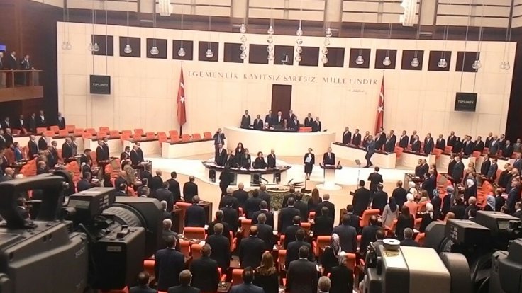 Erdoğan Genel Kurul'da promter dan konuştu.