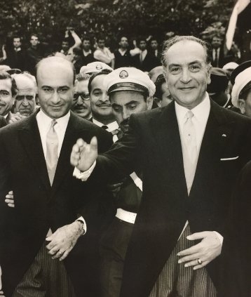 Fuad Chéhab (sağda), Lübnan Cumhurbaşkanı 1958-1964