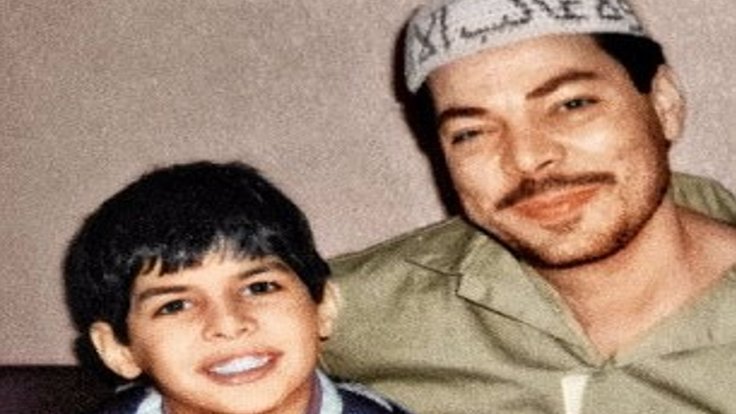 Zek Ebrahim babası El-Sayed Nosair'le birlikte. 